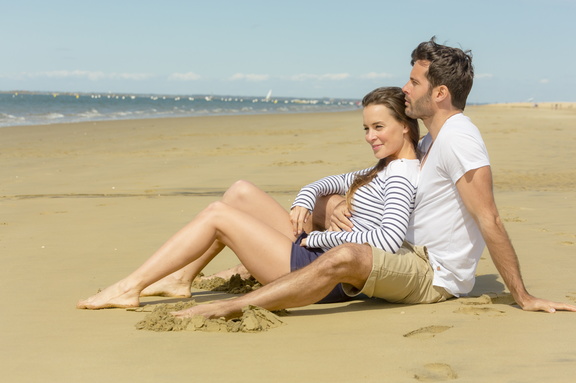 thalazur arcachon exterieur plage couple 314