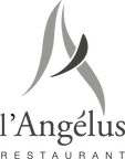 logo antibes restaurant angelus monochrome